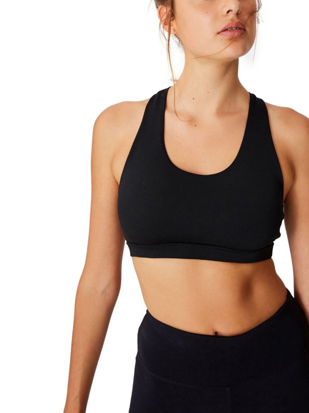 COTTON ON Women's Workout Cut Out Crop Bra